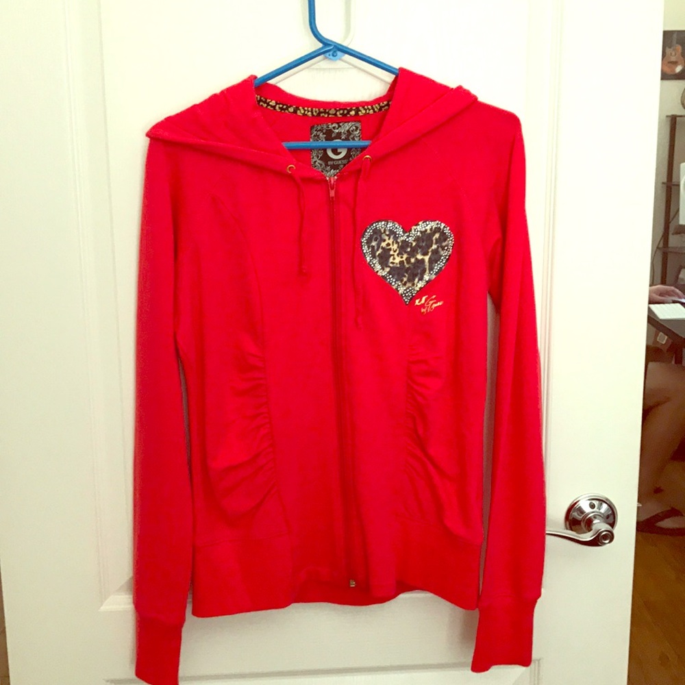 Red sweater